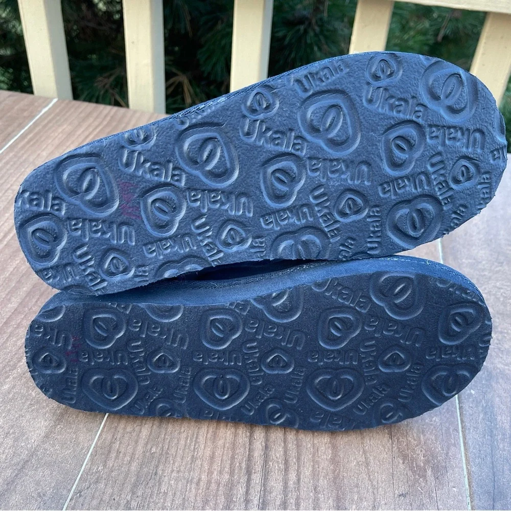 Ukala by Emu Girls AMELIA Blue Suede Leather Button Boots K3